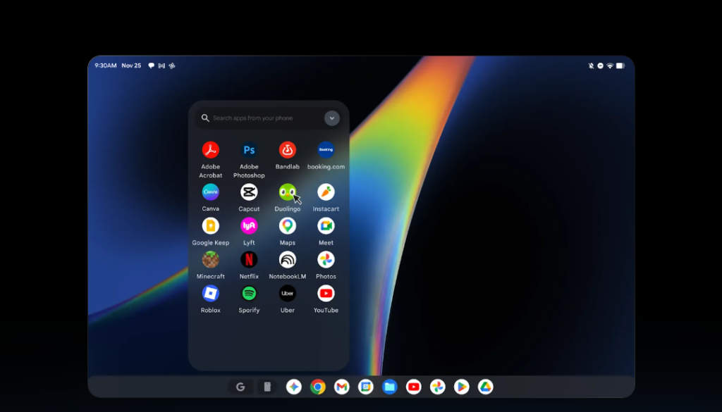 التكامل مع هاتف Android