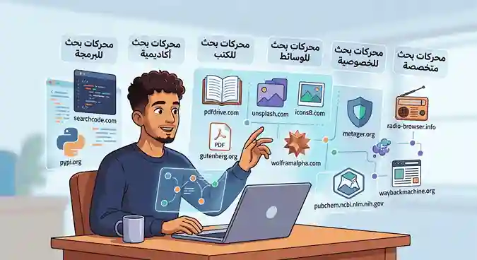 محركات البحث الخفية: كنوز الإنترنت التي لا يعرفها أحد